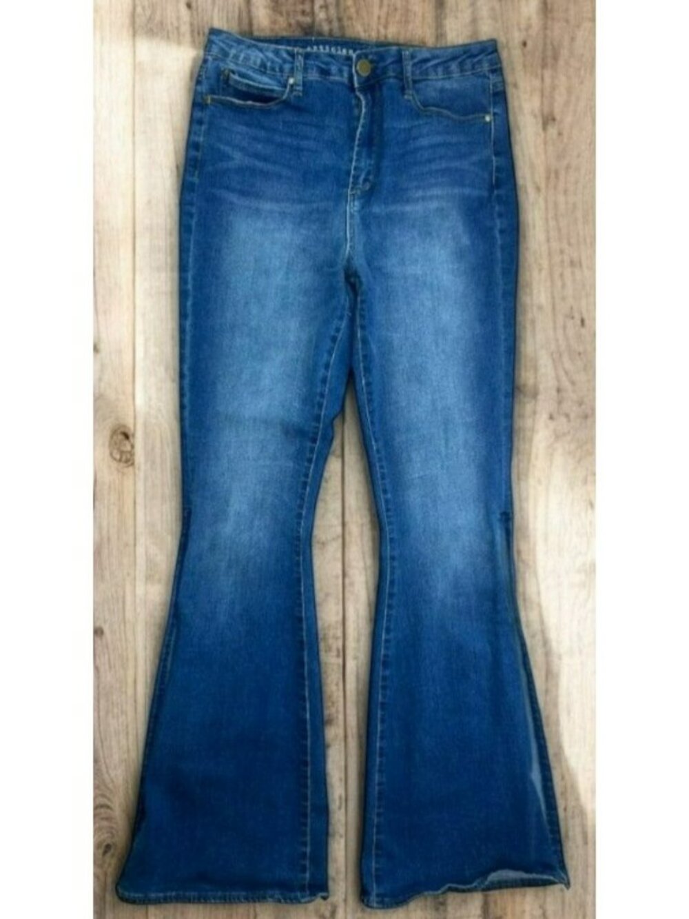 Articles Of Society Womens Flare Mid-Rise Jeans Size 9 (28x31) Side Slit